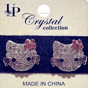 Hello Kitty Rhinestones Earrings